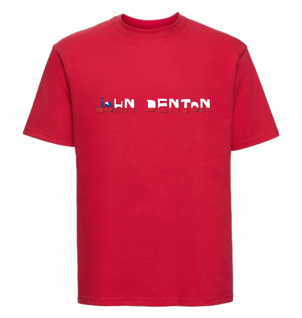 Classic Red Printed T-shirt Front