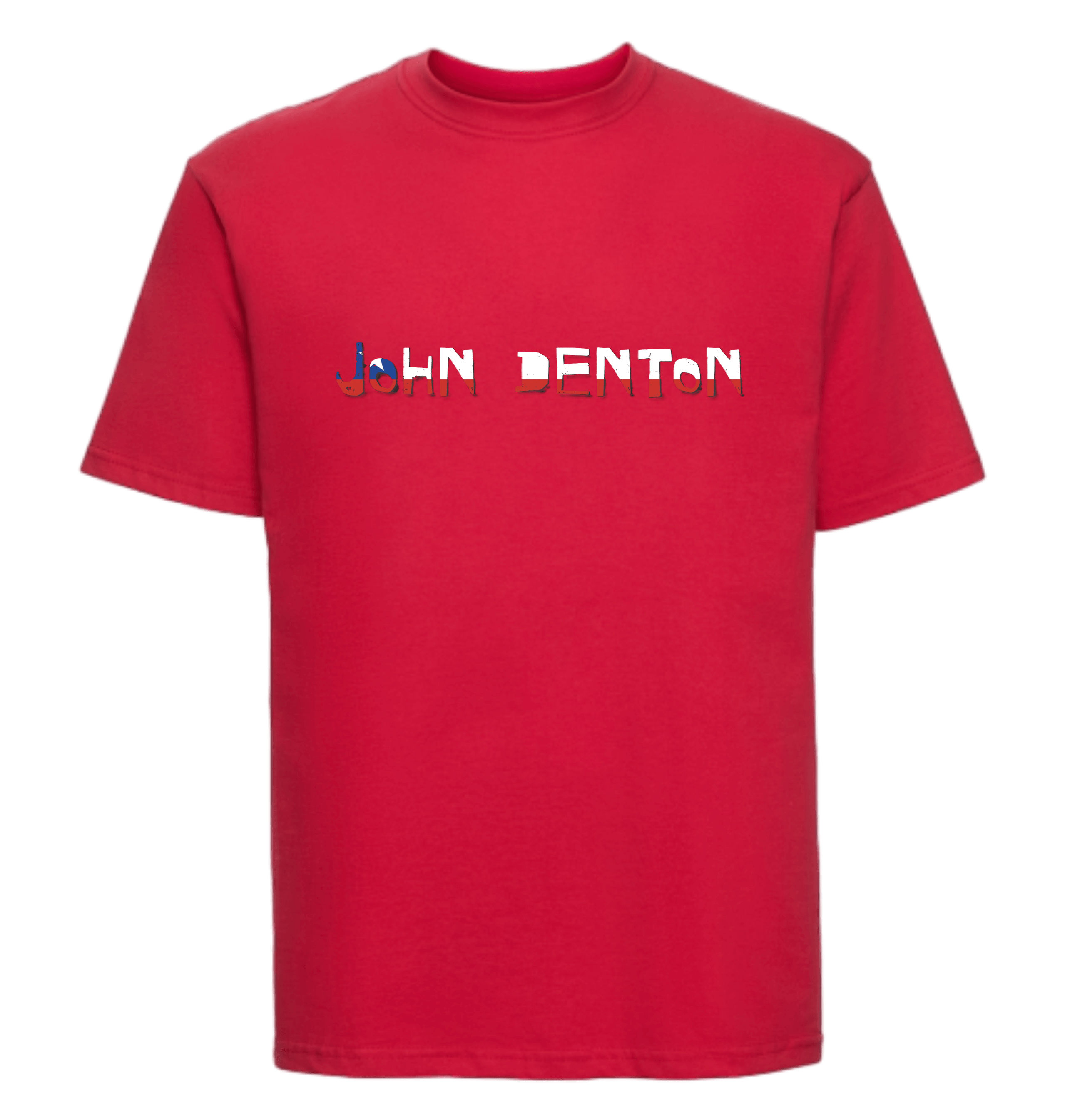 Classic Red Printed T-shirt Front