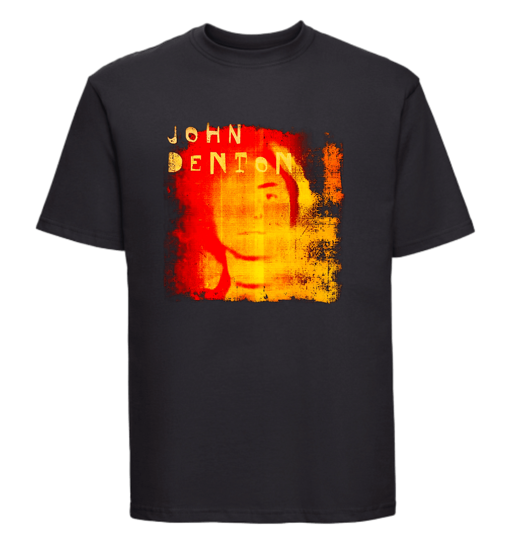 Black Printed T-shirt Front