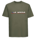 Olive Printed T-shirt Front