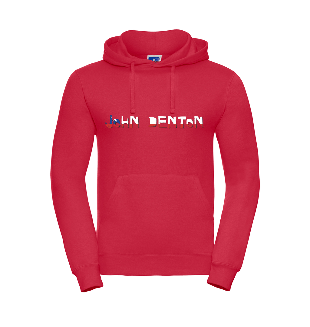Classic red Printed Hoody Front