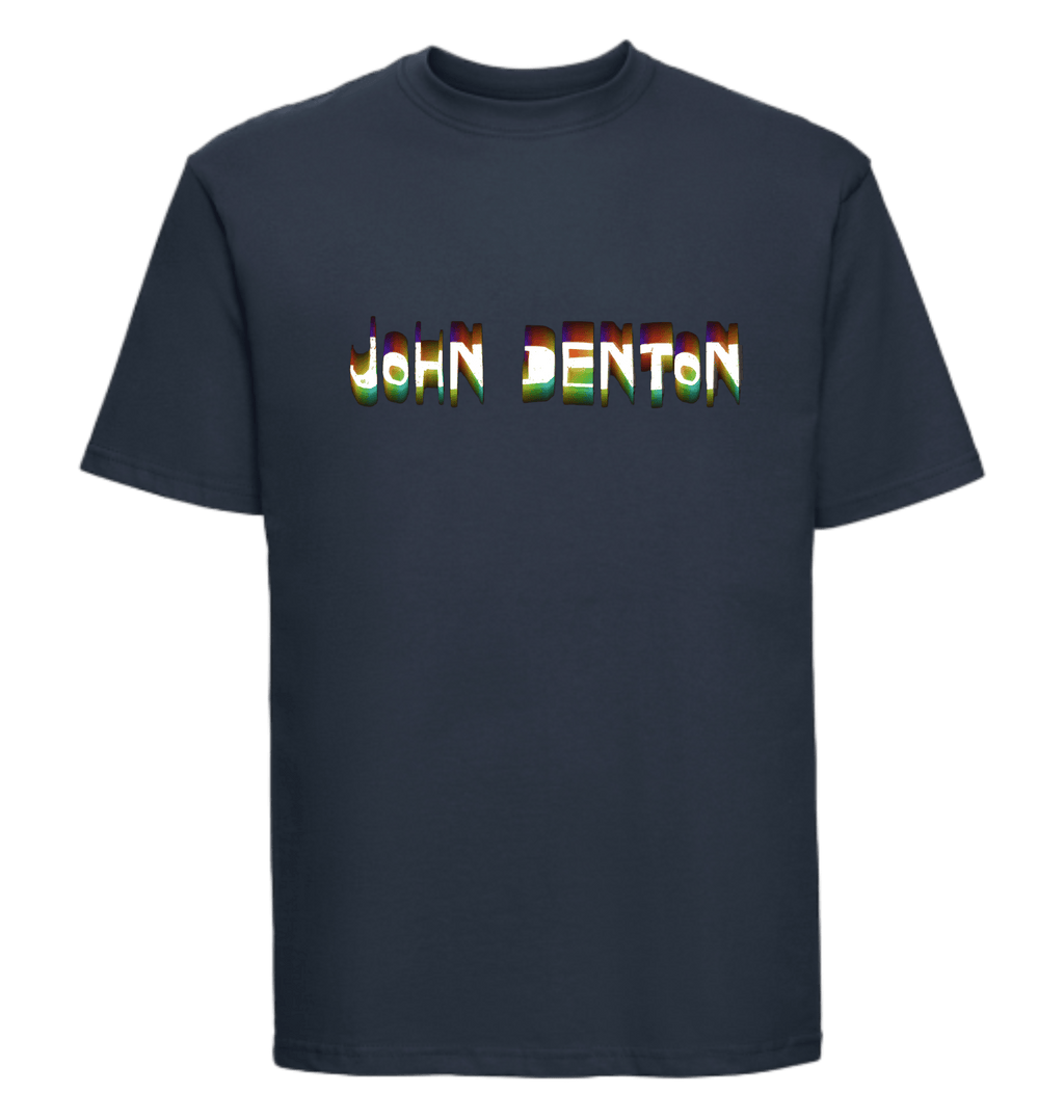 French Navy Printed T-shirt Front