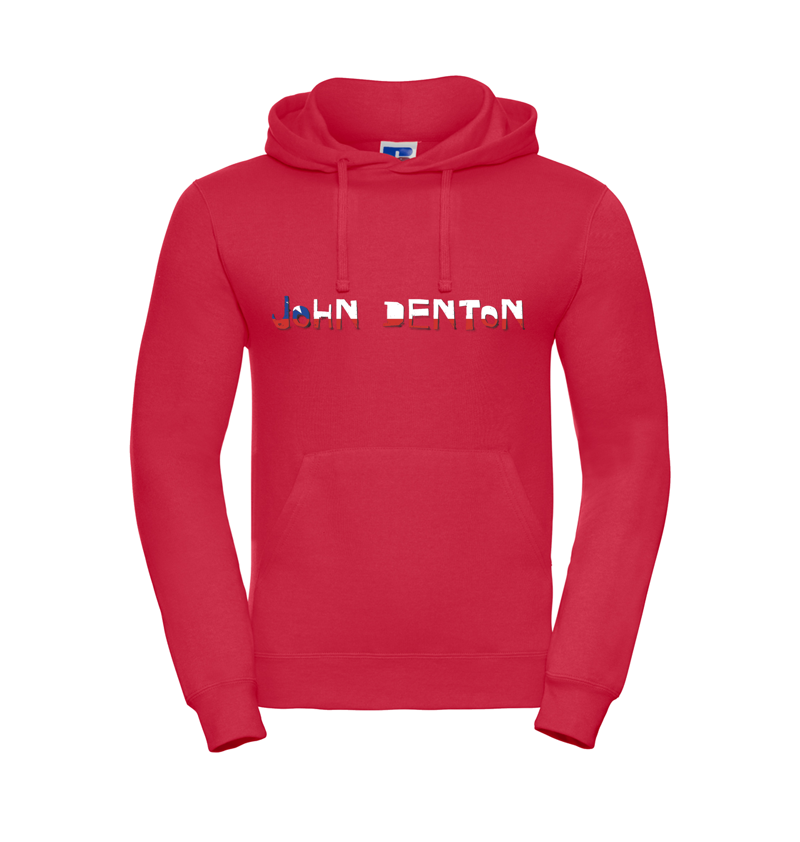 Classic red Printed Hoody Front