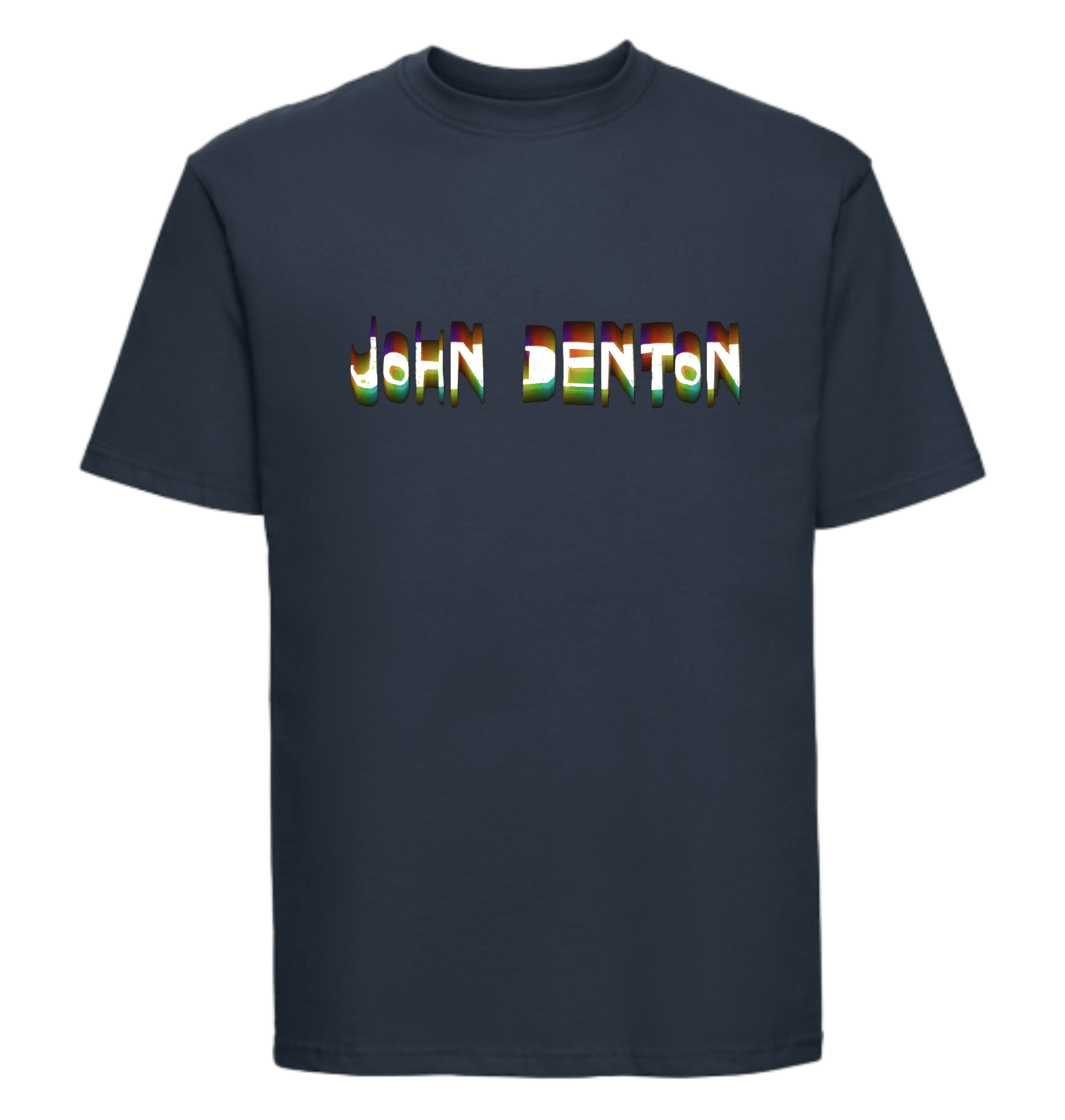 French Navy Printed T-shirt Front