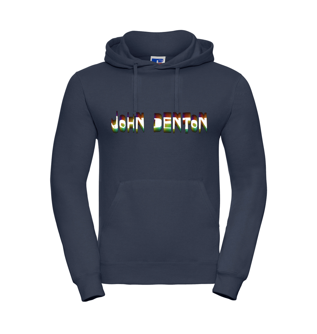 French Navy Printed Hoody Front