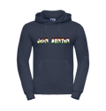 French Navy Printed Hoody Front